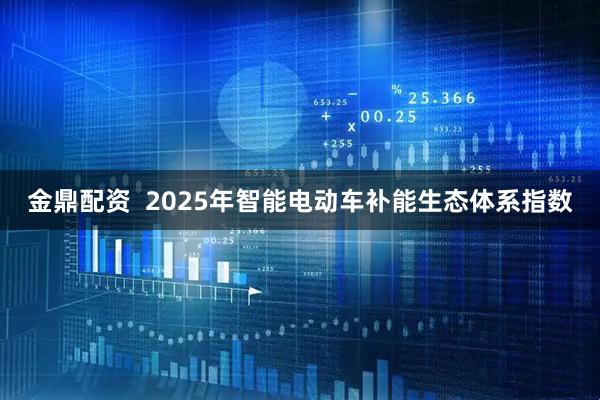 金鼎配资  2025年智能电动车补能生态体系指数