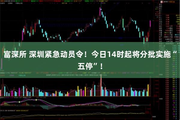 富深所 深圳紧急动员令！今日14时起将分批实施“五停”！